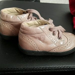 Pink little girl shoes